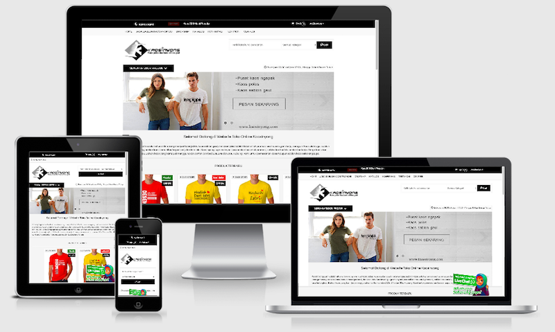 desain web kaos inyong