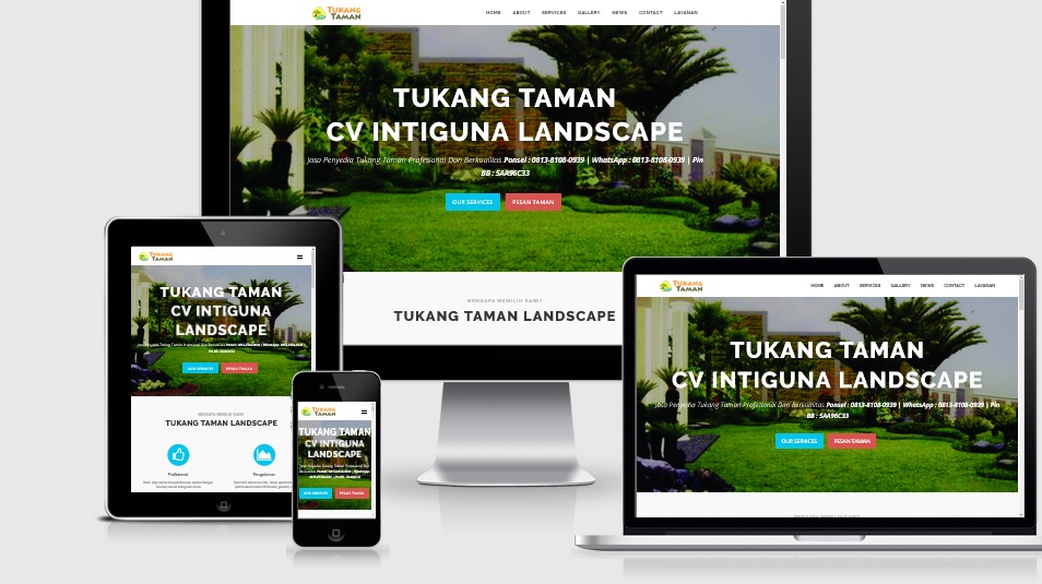 jasa pembuatann website taman