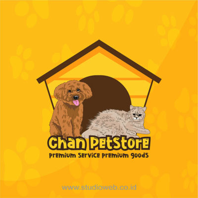 desain logo chan petstore