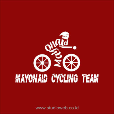 desain logo mayonaid cycling team