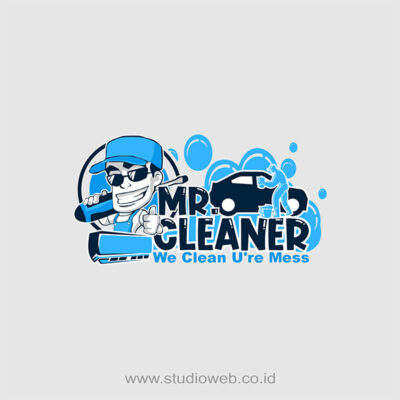 Desain Logo MR Cleaner