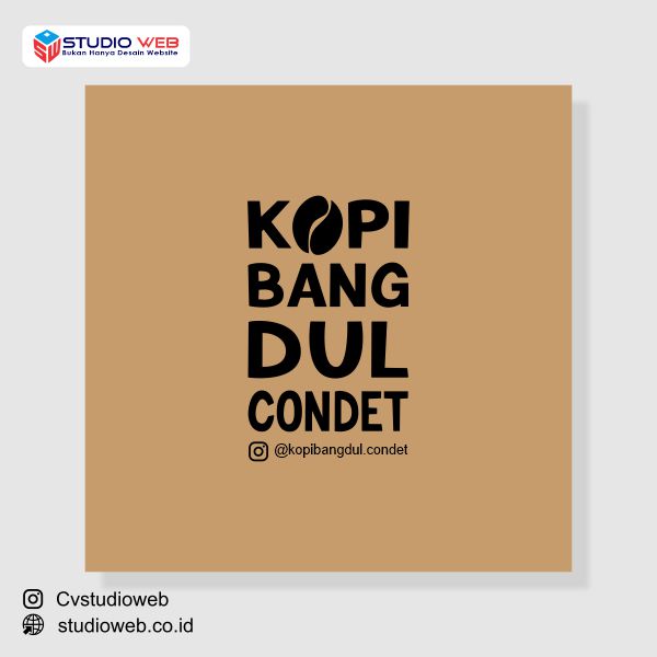 portofolio logo kopi bang dul condet