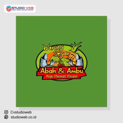 portofolio logo warung segar abah ambu