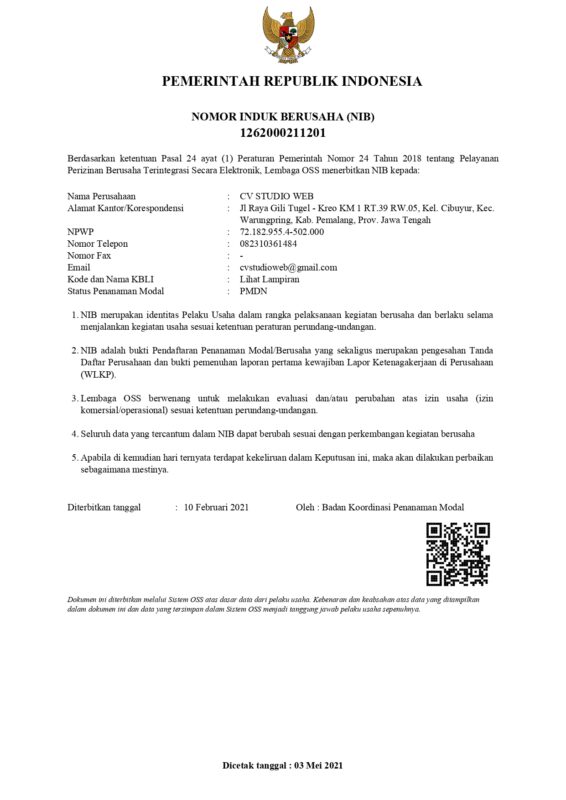 NIB CV STUDIO WEB
