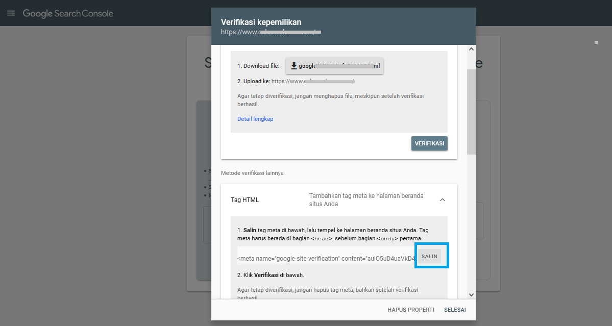 Cara Daftar Google Webmaster tools