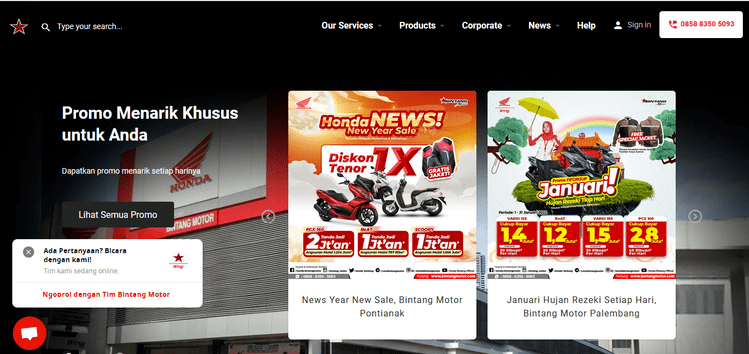 Portofolio Studio Web Bintang Group