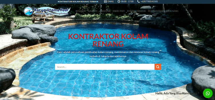 Portofolio Studio Web Karya Utama Pool