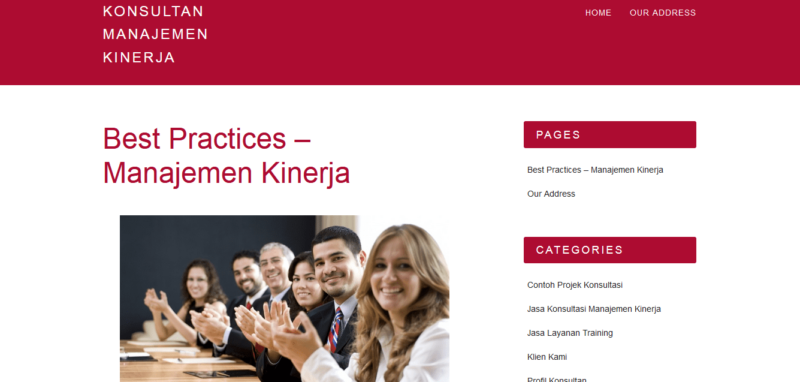 Portofolio Studio Web PT. Manajemen Kinerja Utama