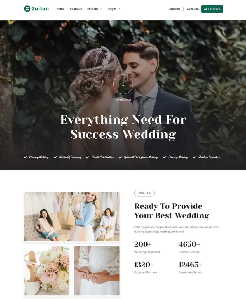 buat website wedding organizer event