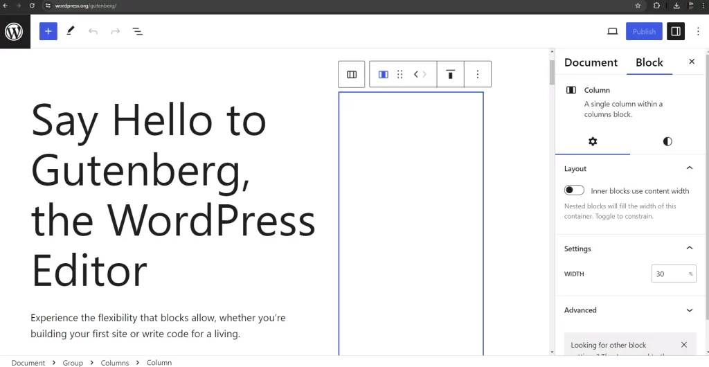 block editor wordpress