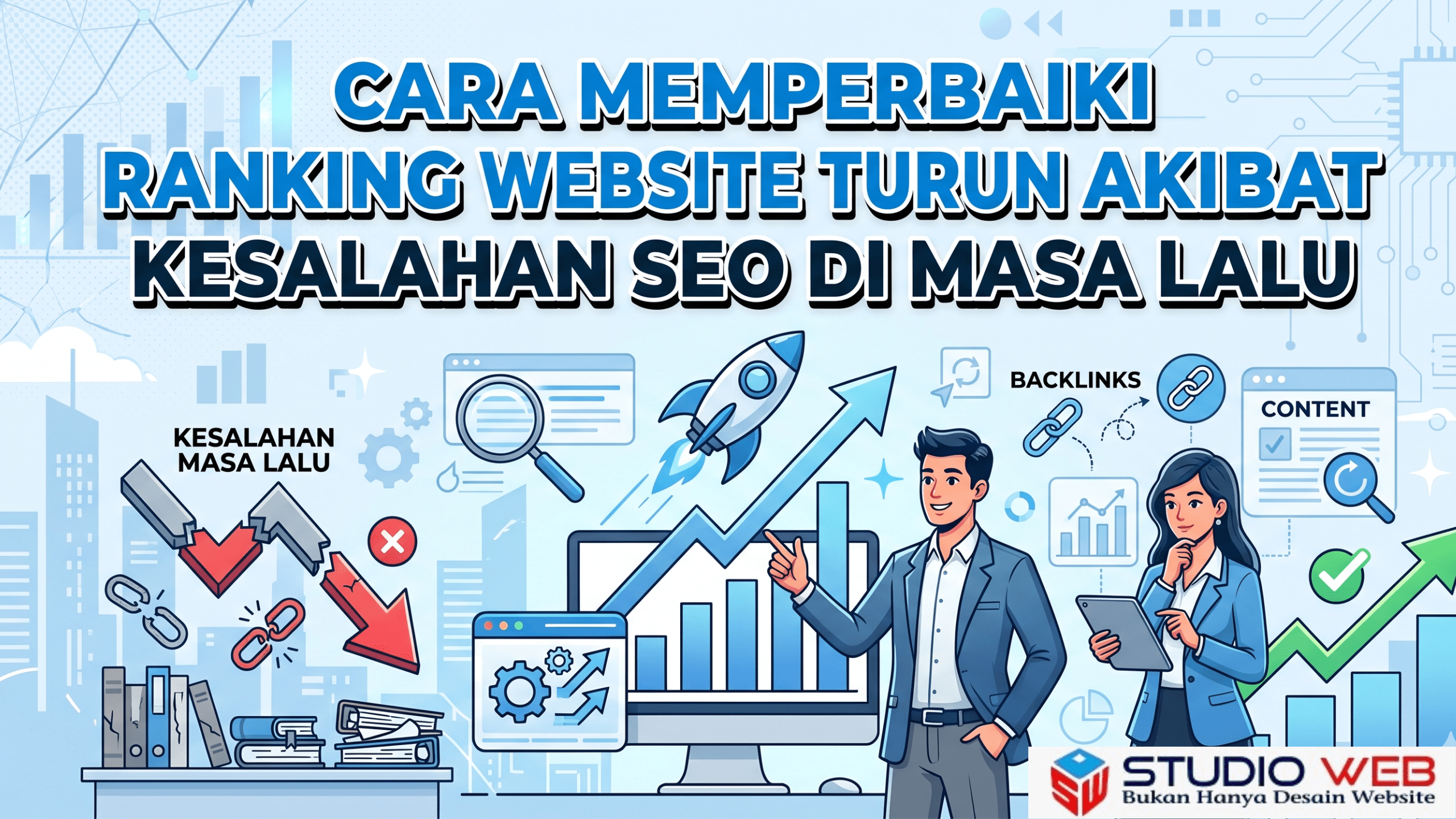 cara memperbaiki ranking website
