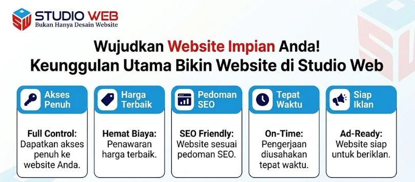 keunggulan bikin website di studio web