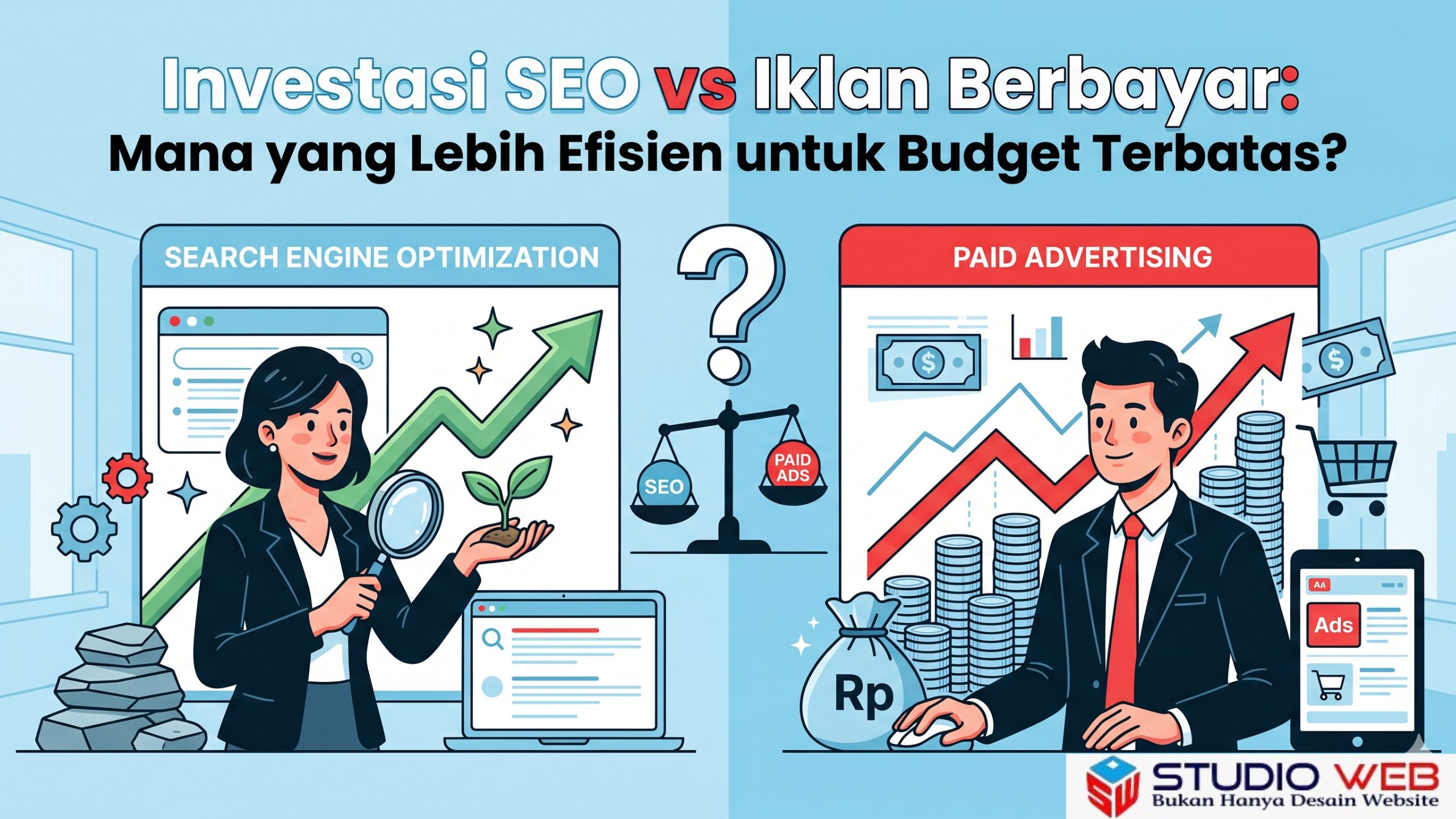 seo vs iklan berbayar